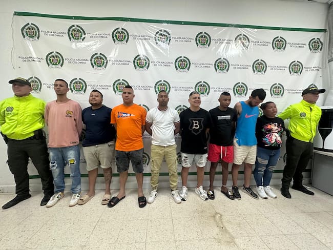 Capturados nueve ‘pachencas’ por homicidio, constreñimiento a empresarios y mototaxistas