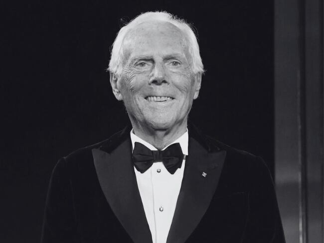 Murió Giorgio Armani
