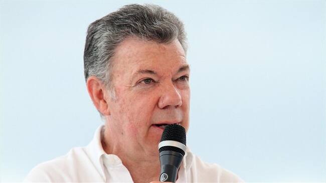 presidente Juan Manuel Santos . Foto: Colprensa