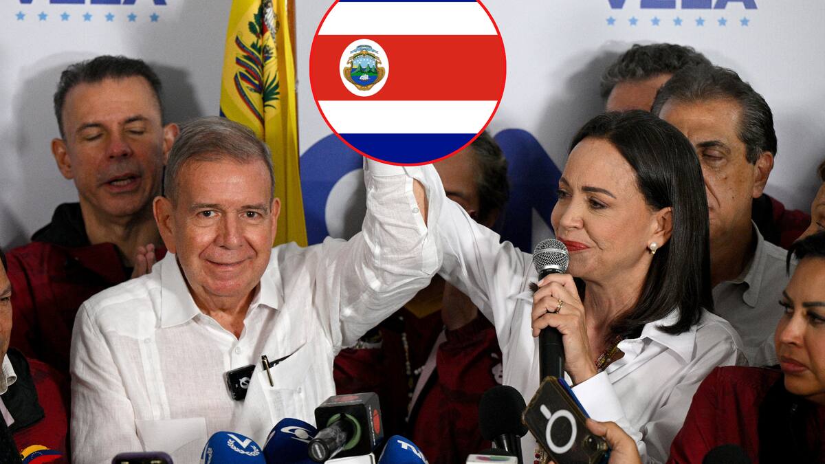 Costa Rica ofrece asilo político a María Corina Machado y Edmundo González