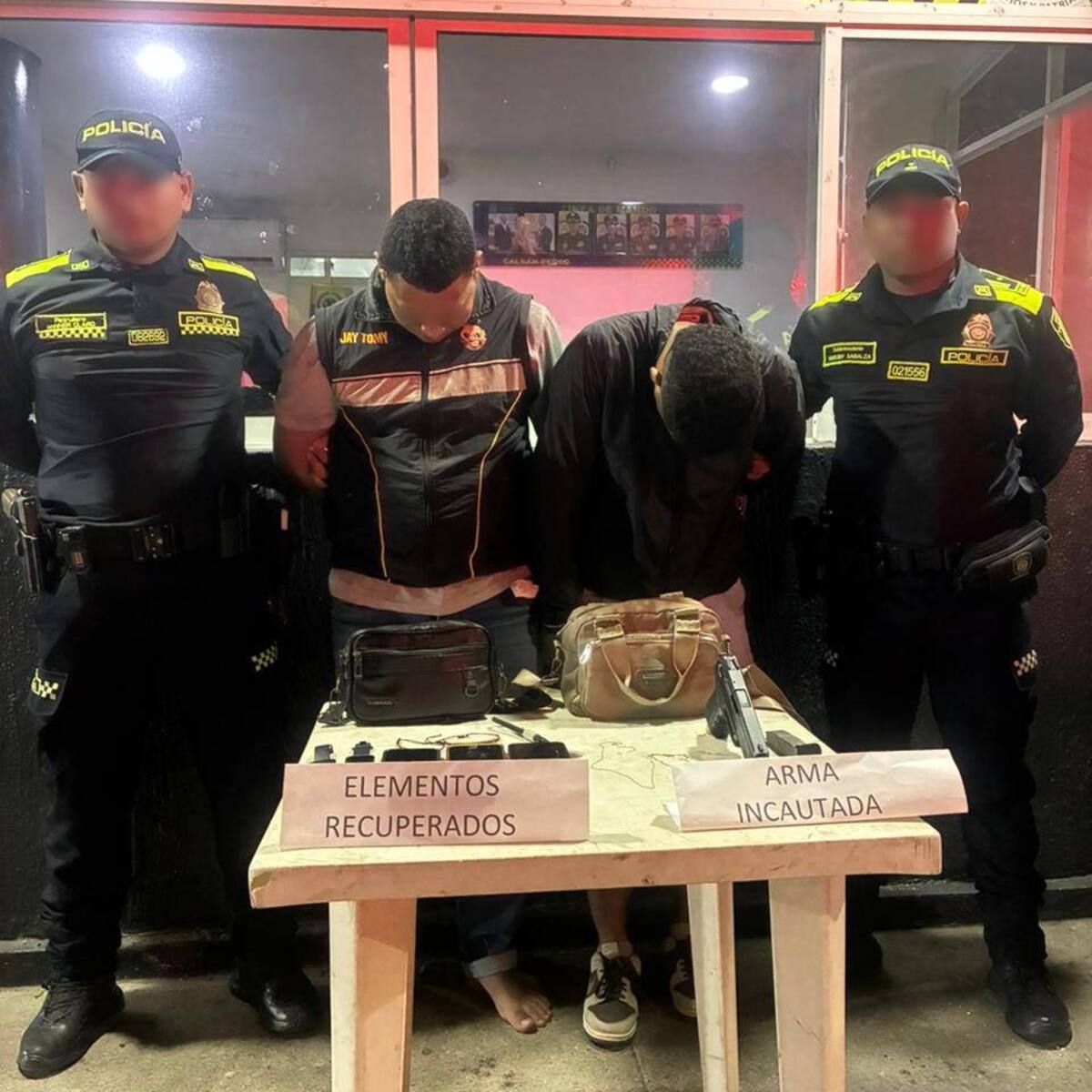 ‘Brayan’ y ‘Camilito’, capturados en el barrio Tacarigua por presunto atraco