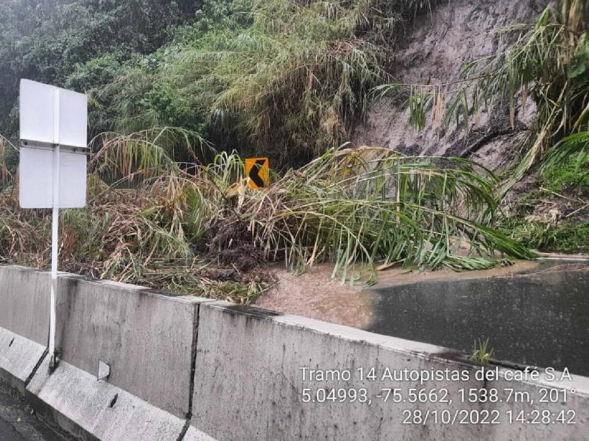 Las lluvias continúan generando afectaciones en varios sectores de Manizales