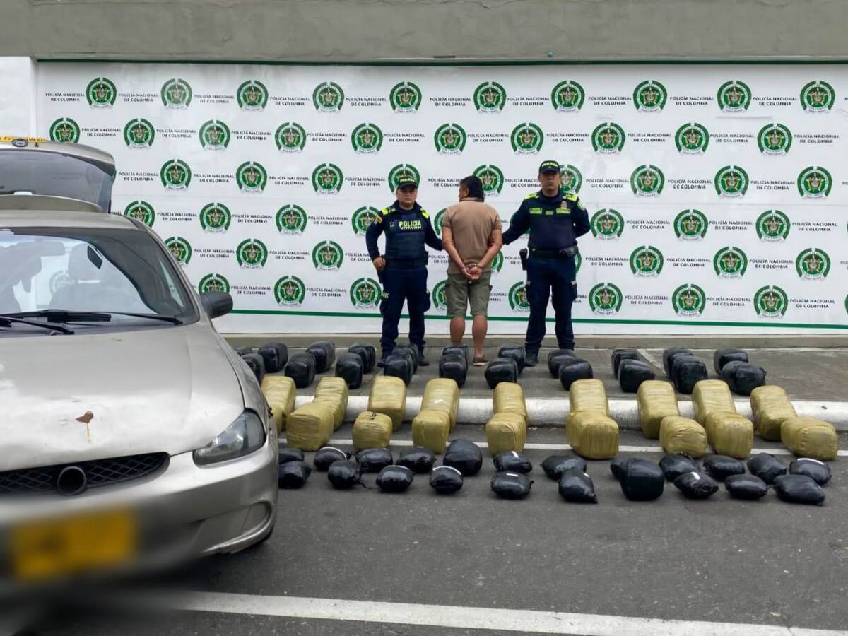 Fue incautado cargamento de marihuana en la vía Ibagué – Cajamarca con valor superior a $76 millones