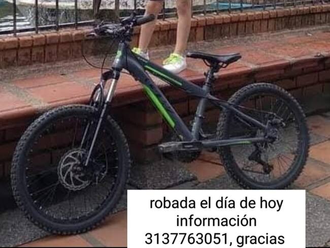 Informe hurto bicicleta en Calarcá