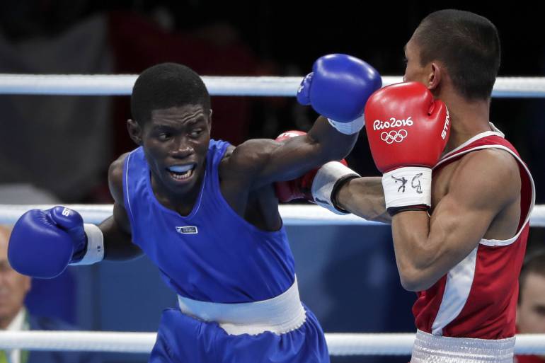 Yuberjén Martínez, boxeador colombiano. /FOTO ALCALDÍA