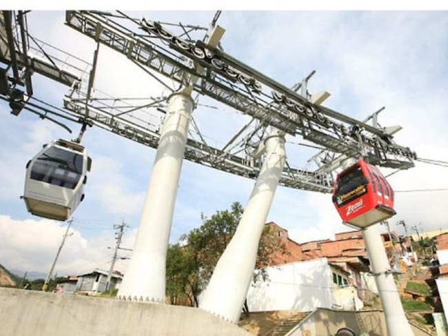 El Metrocable línea K en Medellín vuelve a prestar servicio