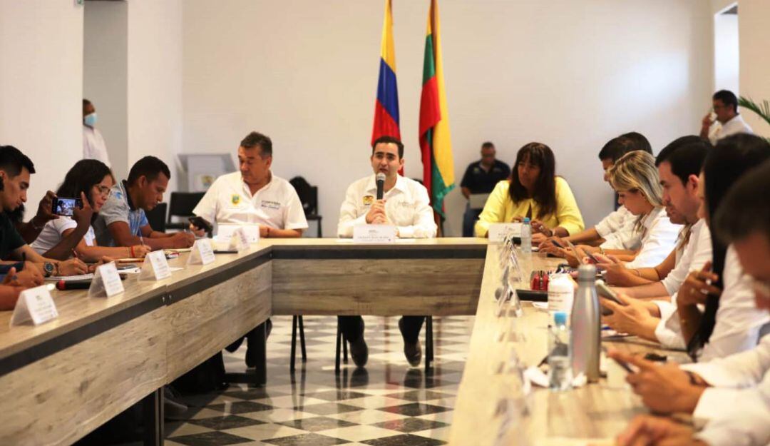 Gobernador Blel los exhortó a plantear las iniciativas ante el Gobierno Nacional