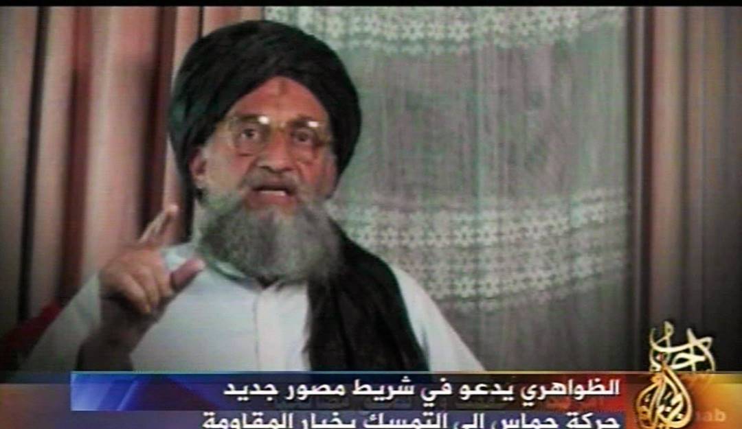 Ayman al-Zawhari, líder de Al-Qaeda dado de baja en Afganistán.          Foto: Getty 