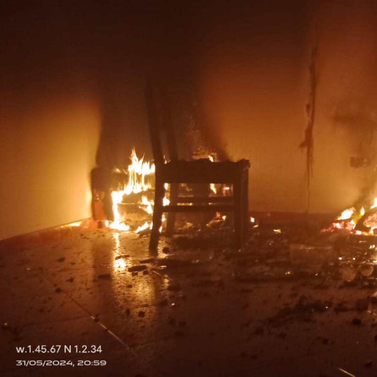 Bomberos Voluntarios de Pitalito-Huila atendieron incendio estructural
