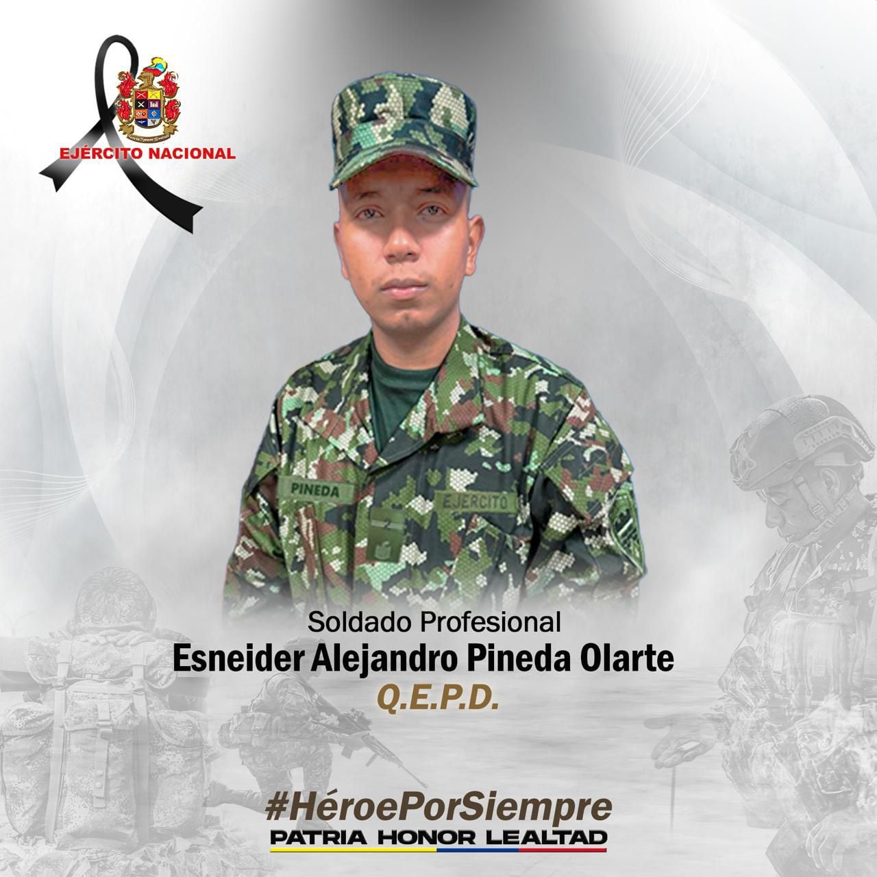 Soldado asesinado en San Andrés de Cuerquia, Antioquia- foto Cuarta Brigada