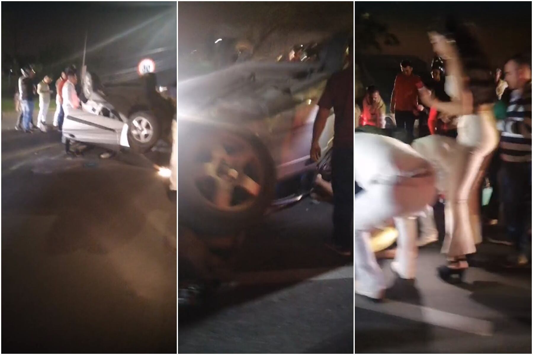 Accidente frente al Club Campestre de Ibagué