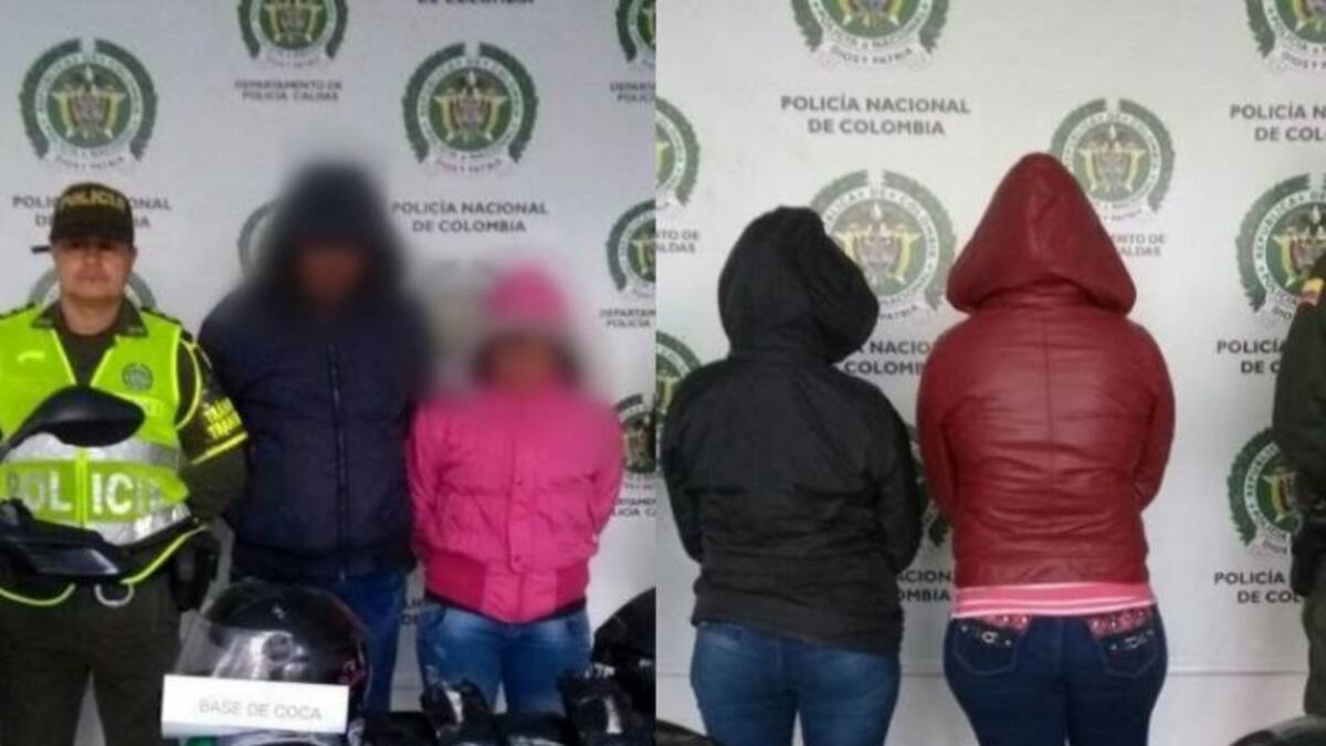 Llevaban base de coca camuflada en los cascos
