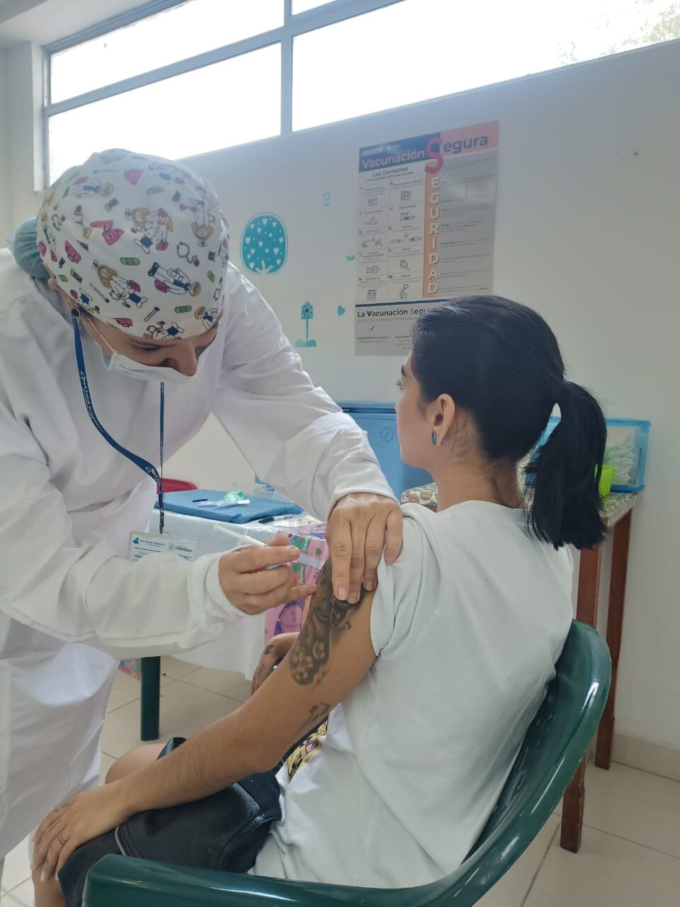 Autoridades de salud llaman a la vacunación y el refuerzo contra la Tosferina. Foto: Ángeles Gonzáles