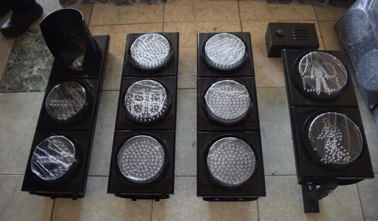 Semáforos nuevos que serán instalados en Cúcuta