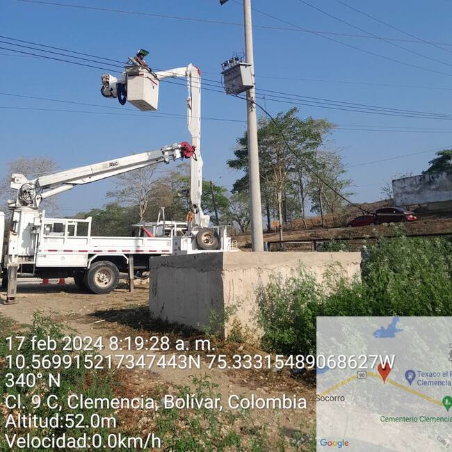 Afinia detecta y toma medidas por transformadores ilegales en Clemencia, Bolívar