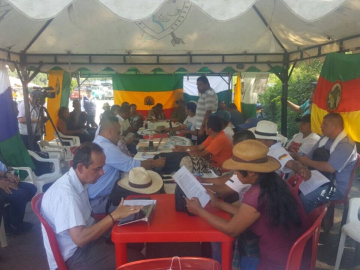 Levantan minga indígena en el departamento de Caldas