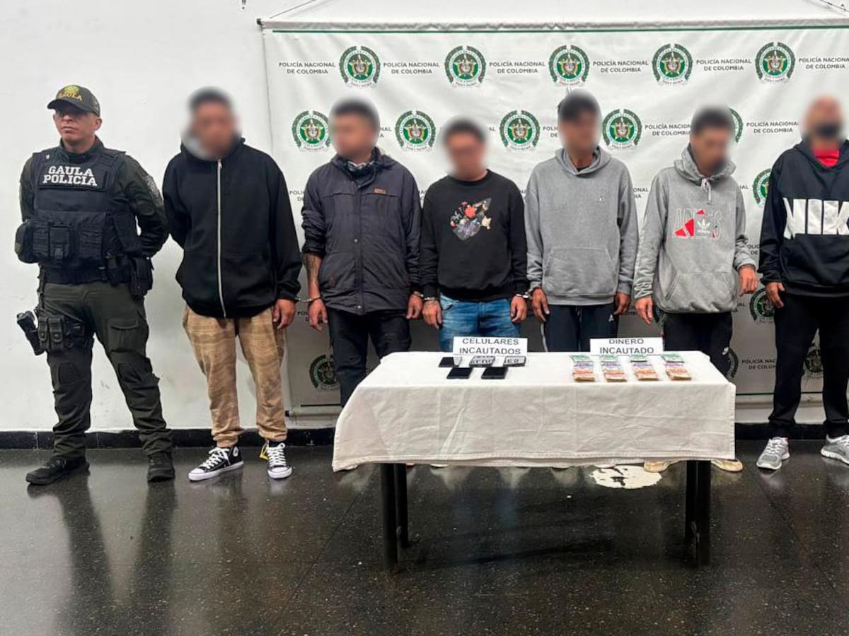 En Medellín, capturan a siete integrantes de banda delincuencial ‘BJ Chamizos’