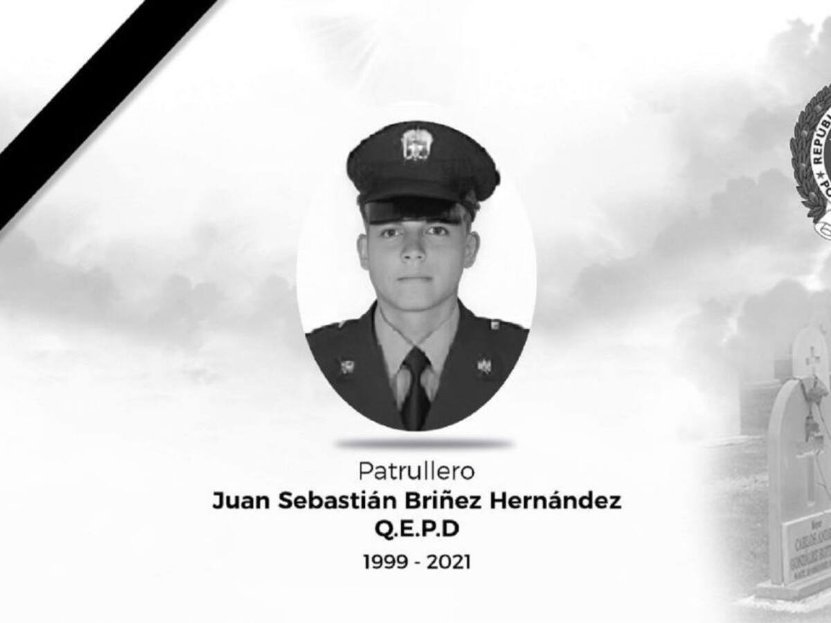 En el Tolima esperan el cuerpo del patrullero asesinado en Cali