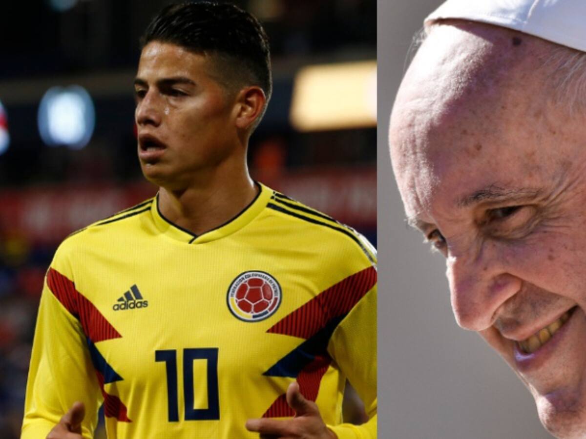 De James para el Papa: el regalo del 10 colombiano a Francisco