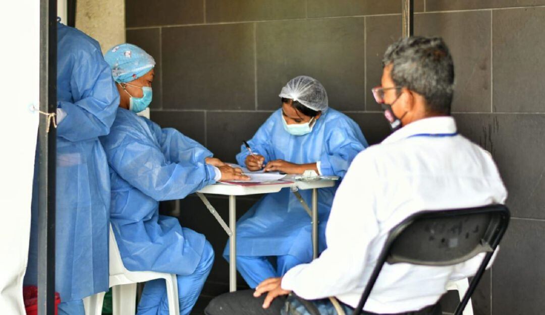 Realización de pruebas PCR en Cartagena
