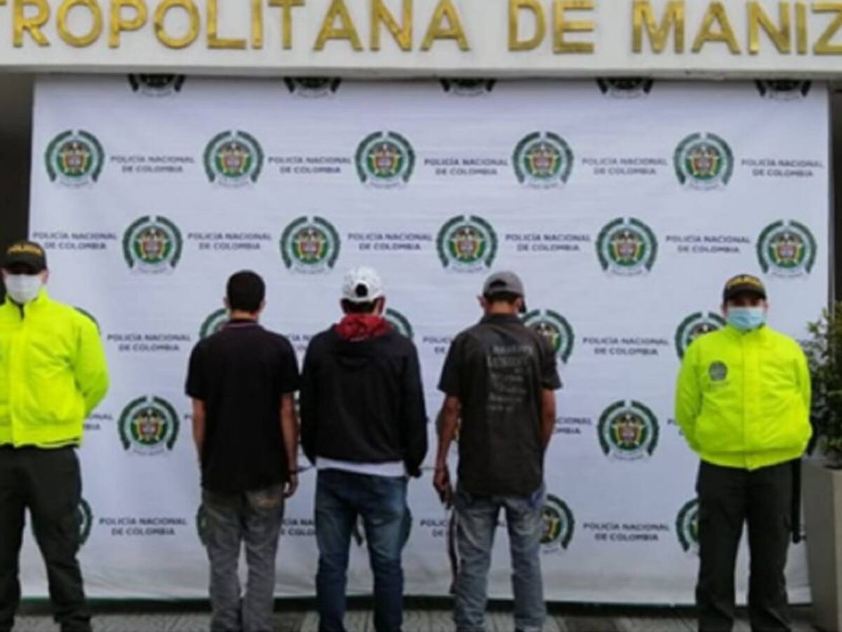 Desarticulan en Manizales al grupo de delincuencia común conocido como link
