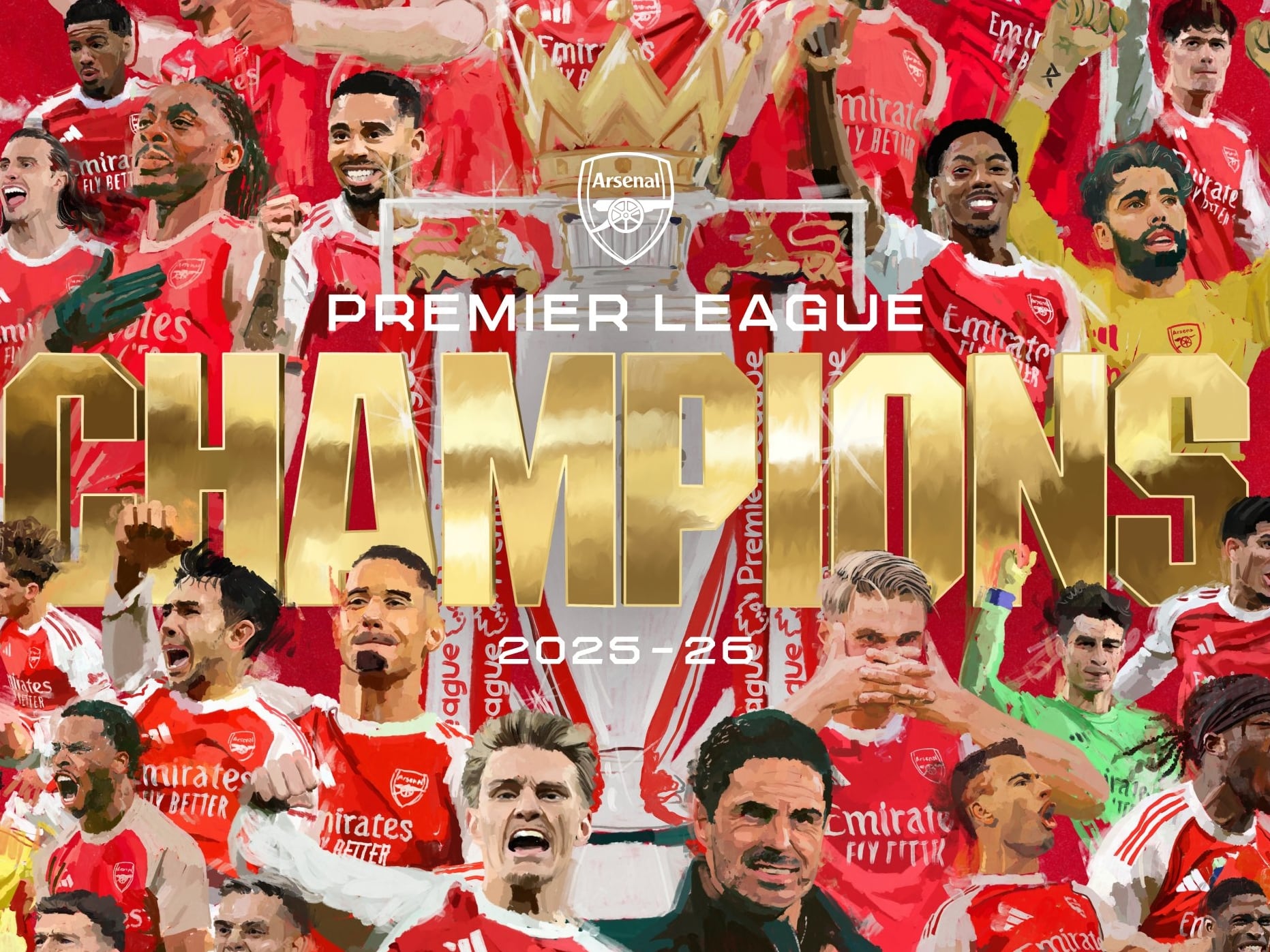 ¡Arsenal es campeón de la Premier League! Anticipada consagración, tras derrota de Manchester City