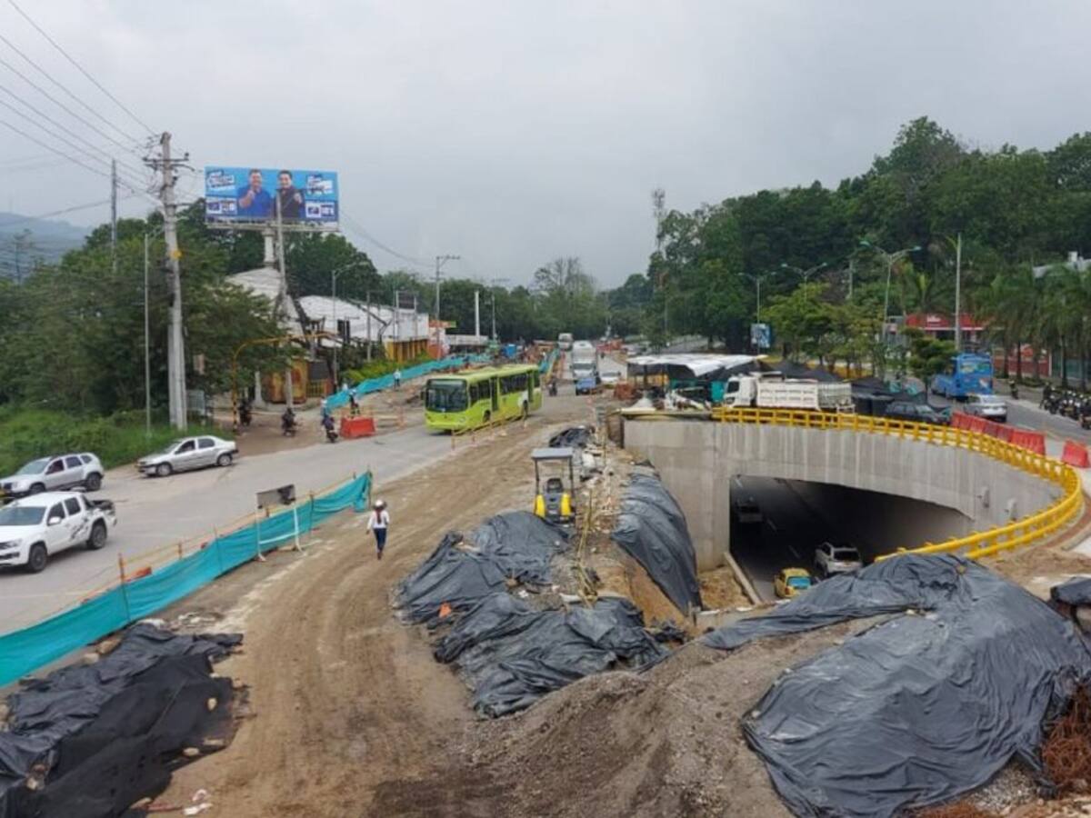 Desde este lunes cierran paralela occidental en Piedecuesta