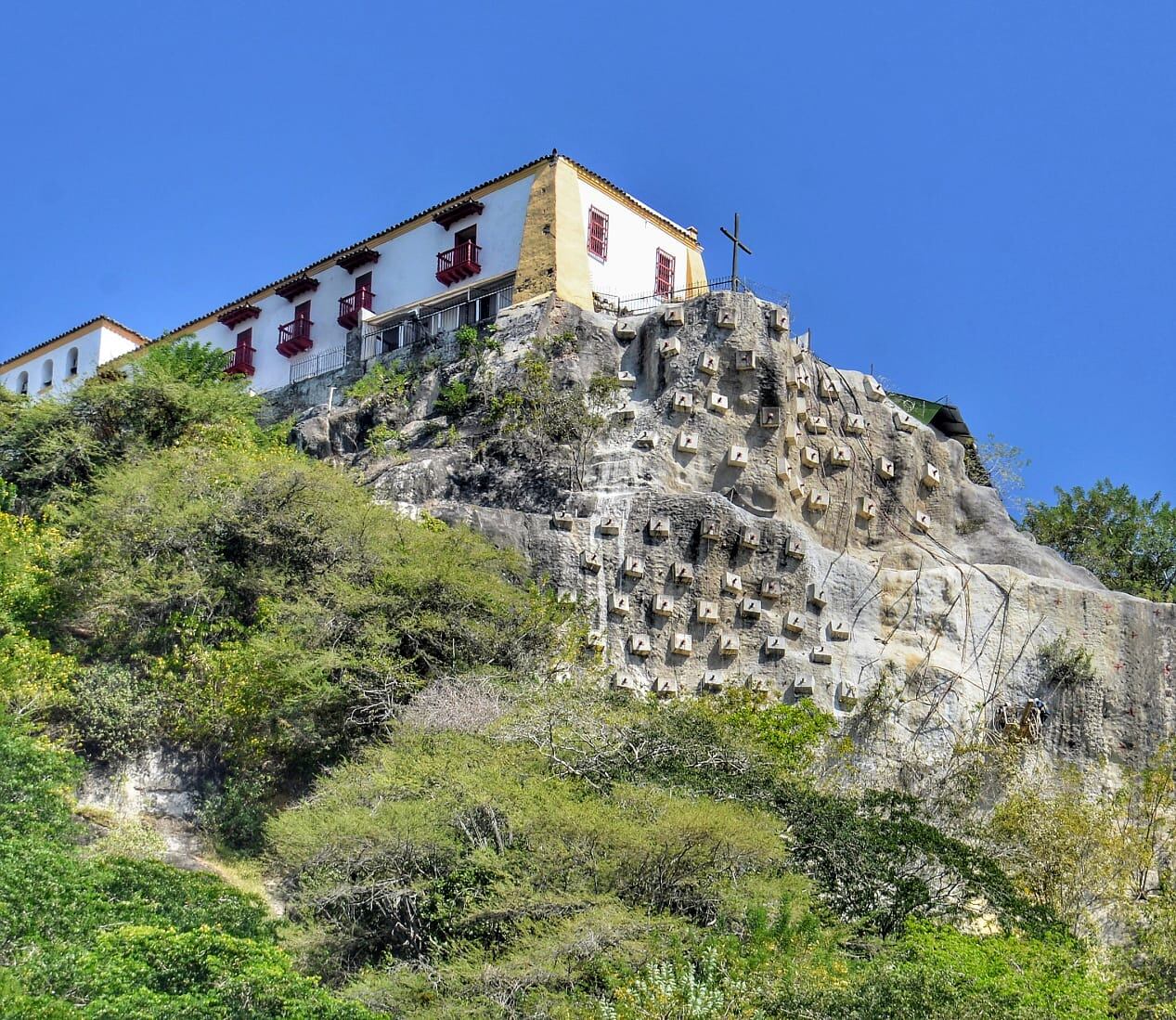 Salto del Cabrón, en el cerro La Popa