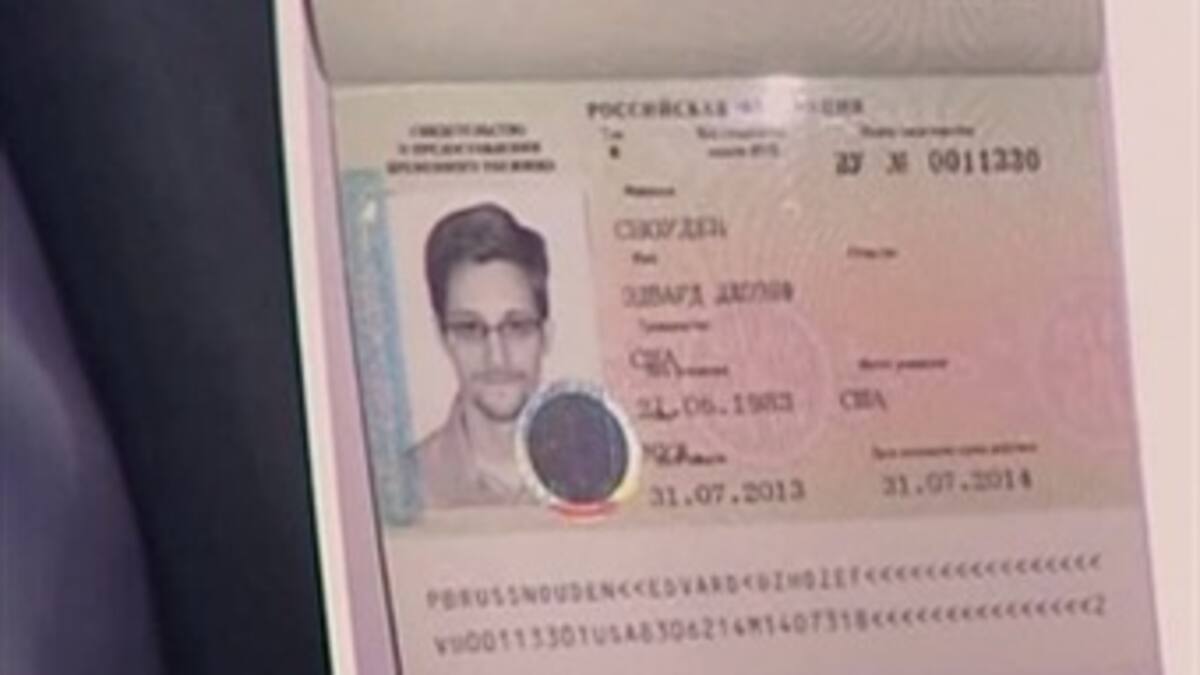 Snowden recibe asilo temporal por un año en Rusia