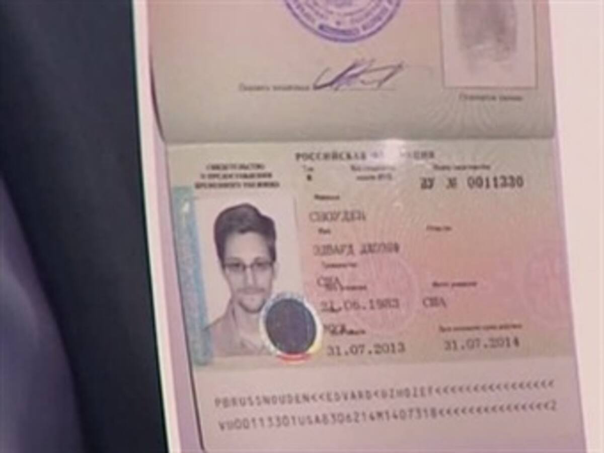 Snowden recibe asilo temporal por un año en Rusia