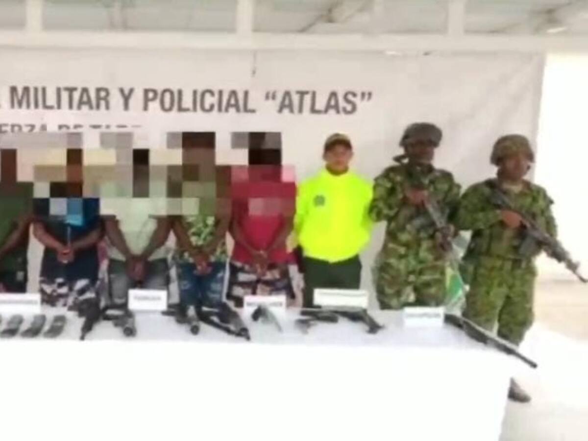 Capturan a 22 personas en el pacifico de Nariño