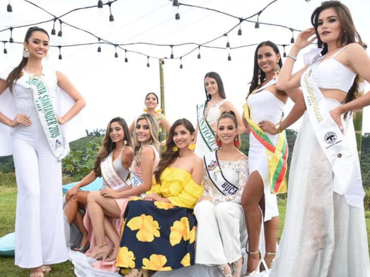 11 Candidatas van por la corona del Reinado Nacional del Café en Calarcá