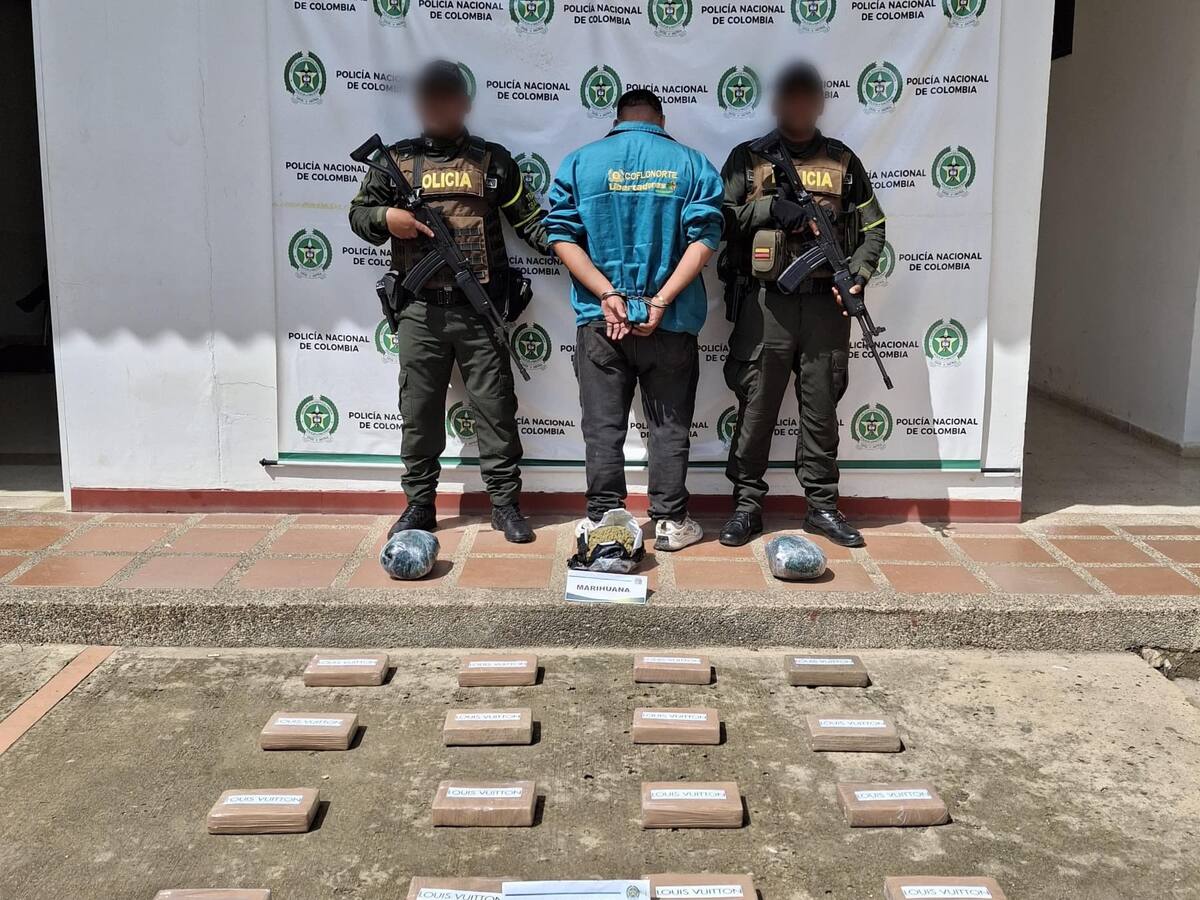 Hombre viajaba en bus intermunicipal con cocaína y marihuana: fue capturado en Bolívar