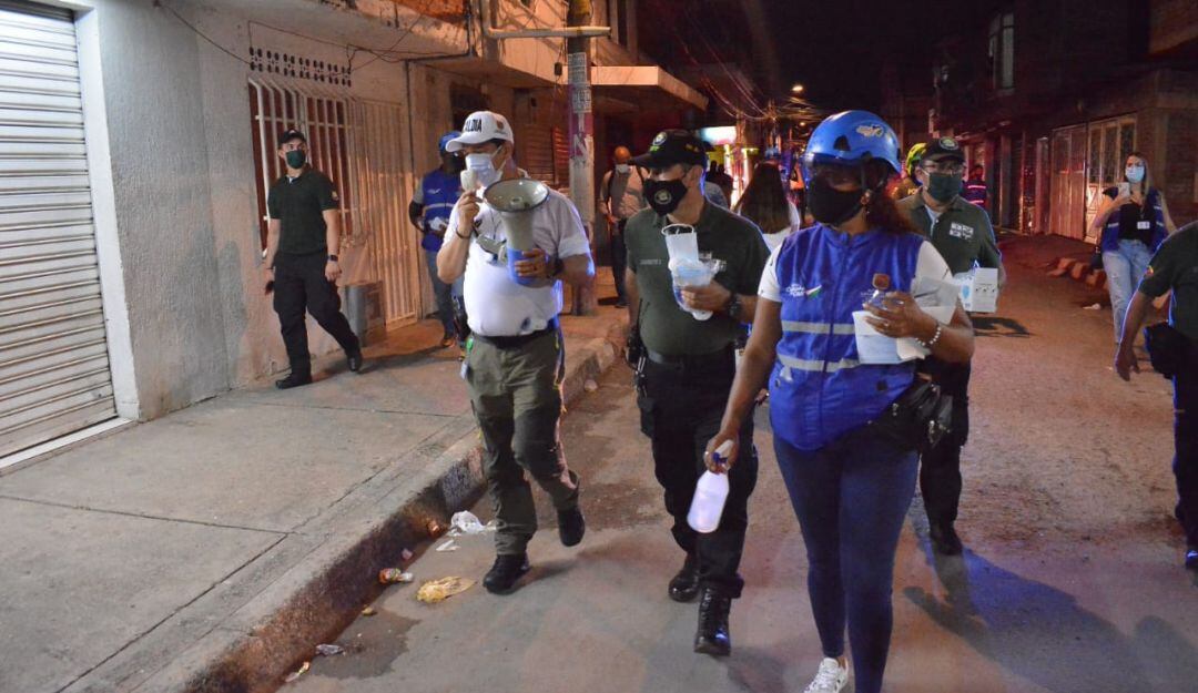 Imágenes de los operativos adelantados por las autoridades