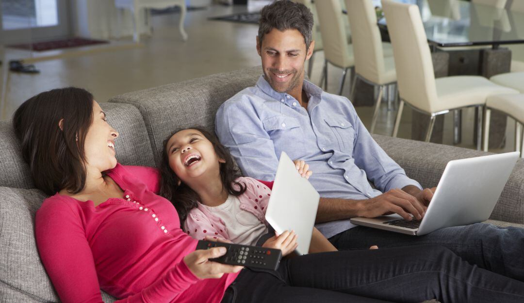 Disfrutando de aplicaciones streaming en familia