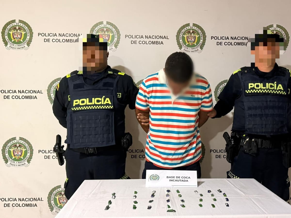 Cuatro capturados en Cartagena con más de 500 gramos de estupefacientes