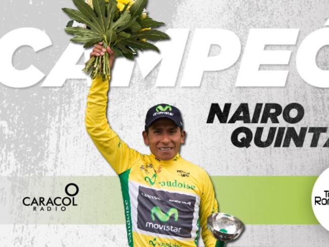 Nairo Quinatna se proclamó campeón en Suiza.