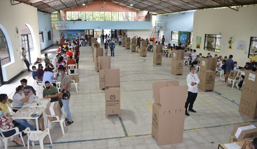 La jornada transcurrió en total calma. El ganador en esta región fue Rodolfo Hernández.