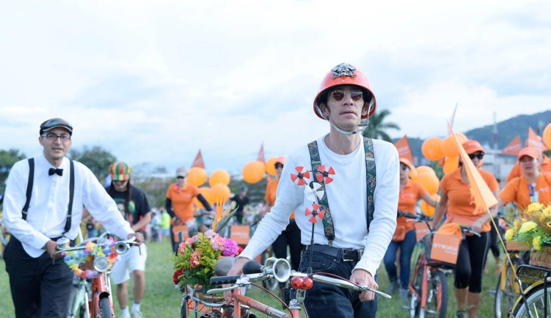 Desfile de Bicis, Feria de las Flores. Foto: Alcaldía de Medellín.