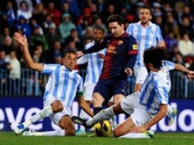 El Málaga le empata en el último minuto al Barcelona por la Copa del Rey