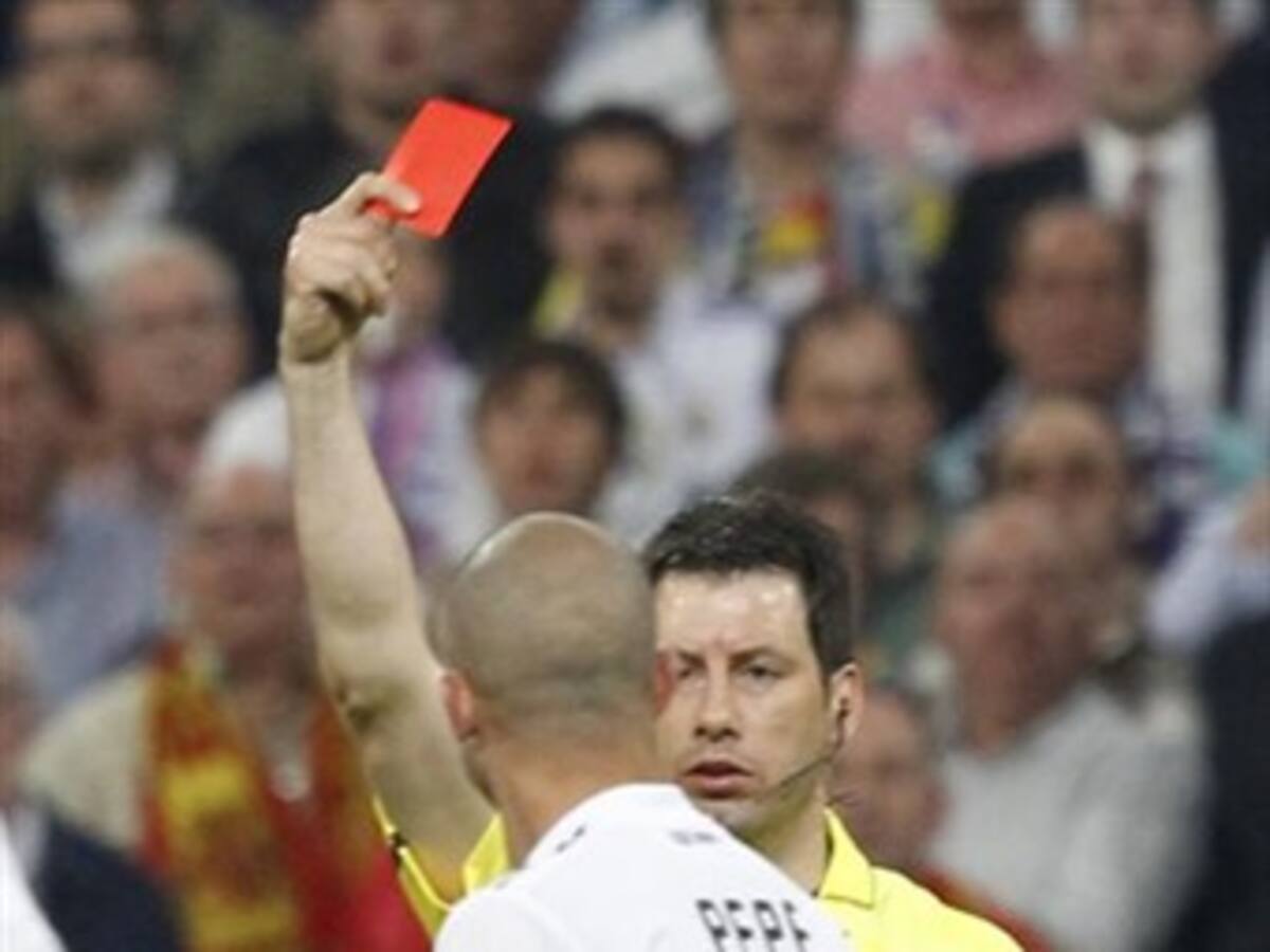 Sergio Ramos y Pepe no jugarán la vuelta; Mourinho expulsado