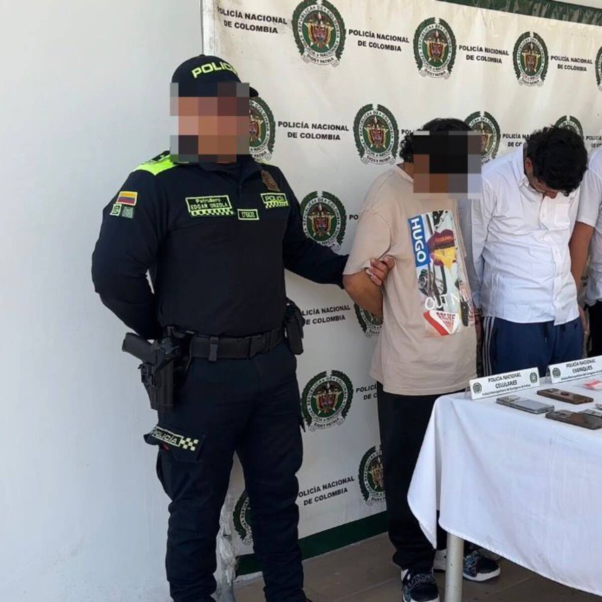 Ofensiva contra el tráfico de estupefacientes deja la captura de cinco persona