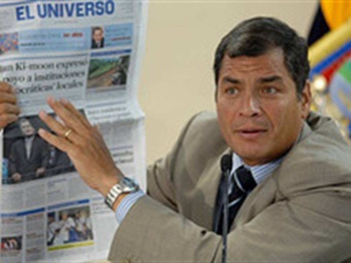 El Universo no tiene cómo pagarle a Rafael Correa