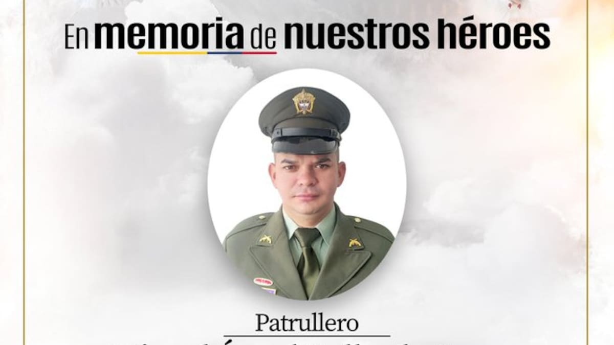 En el Cauca un uniformado de la Policía murió, al parecer, en un caso de fuego amigo