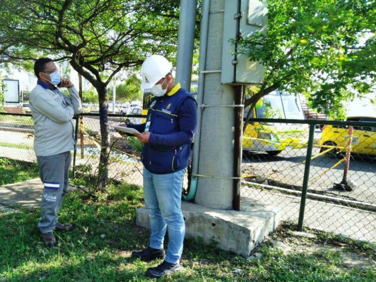 Gestión del Riesgo inspeccionó cableado eléctrico del Parque de la Marina