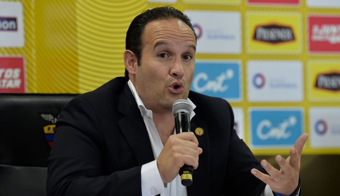 Francisco Egas, expresidente de la Federación Ecuatoriana de Fútbol.