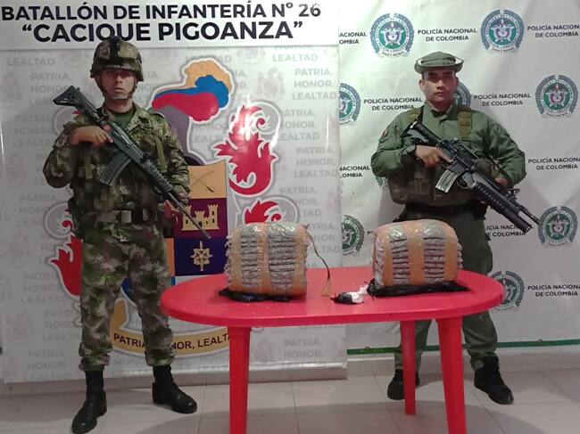 Ocho kilos de marihuana tipo Cripy fueron abandonados en carreteras del Huila
