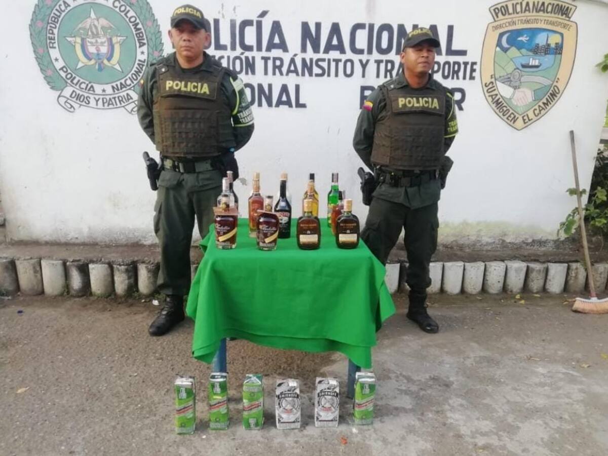 Incautaron licor de contrabando que iba a ser vendido en Fiestas de Independencia