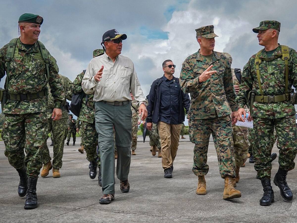 Galería: Comandante del Comando Sur de EE.UU. visitó Tumaco con Mindefensa y general Erick Rodríguez