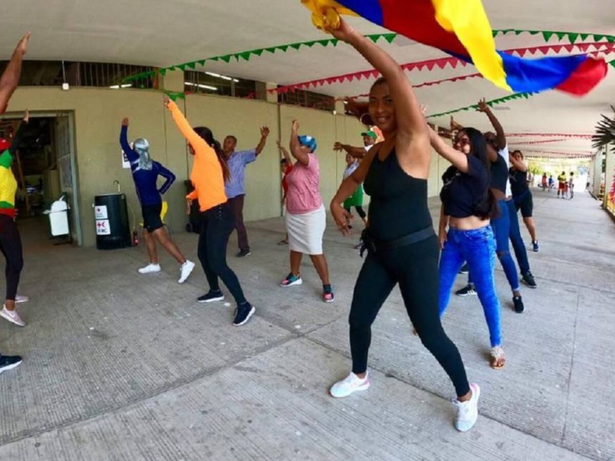 Mercado Santa Rita conmemoró la independencia con actividades